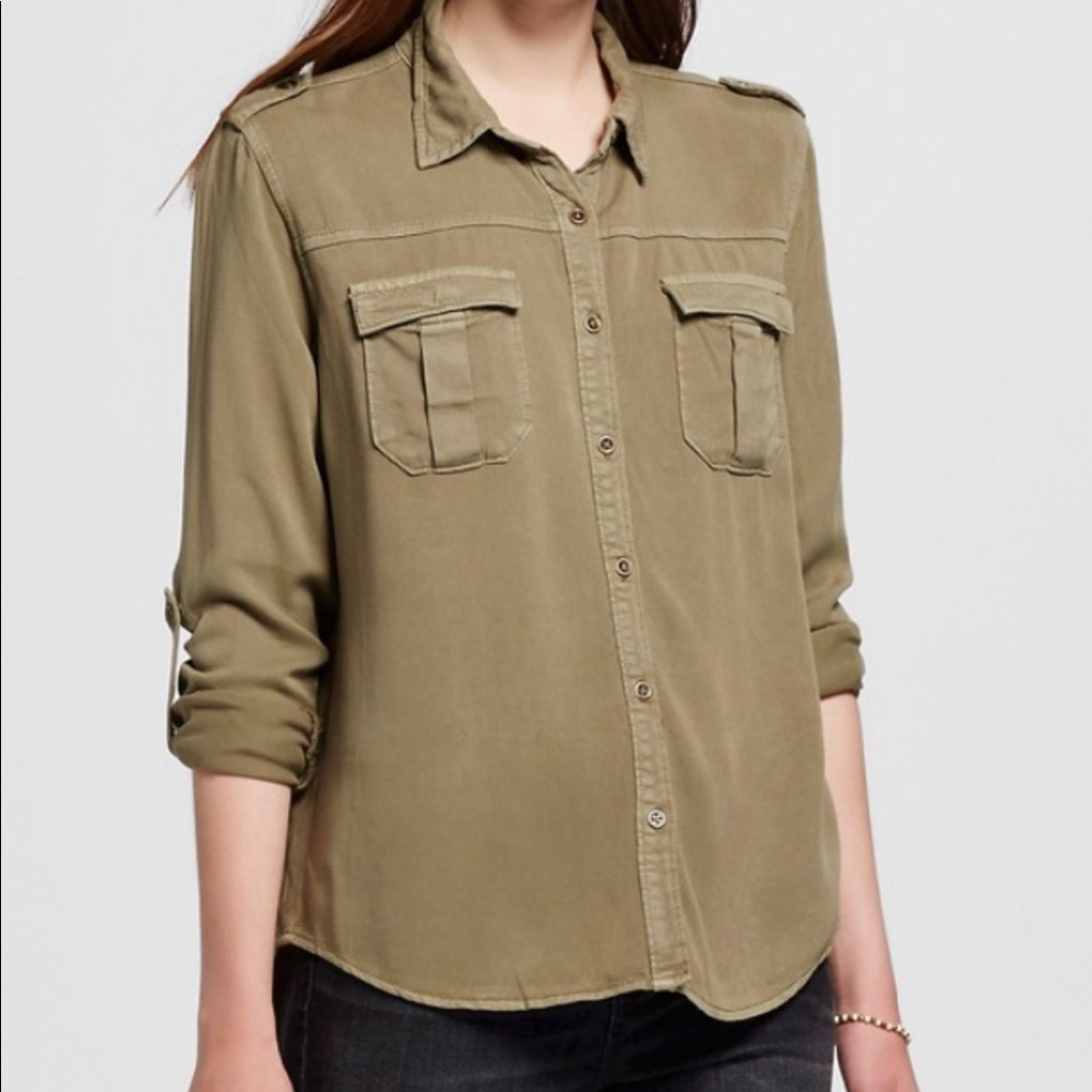 GLAM size small utility shirt
